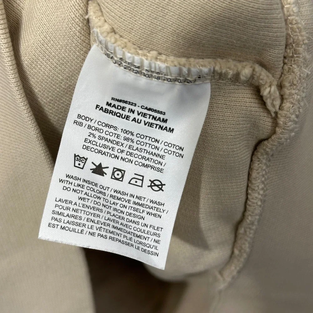 Air Jordan Flight Heritage Sweatshirt Mens XXL Beige Rattan Crewneck Flight Tour